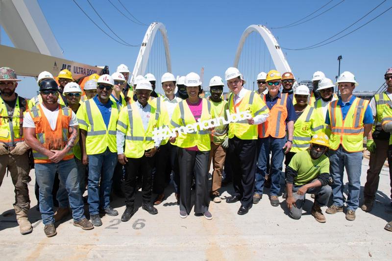 Mayor Bowser on Bridge Highlighting Jobs through Infrastructure